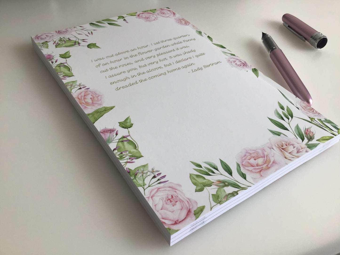 Jane Austen Journal - Spring Flowers - Mansfield Park