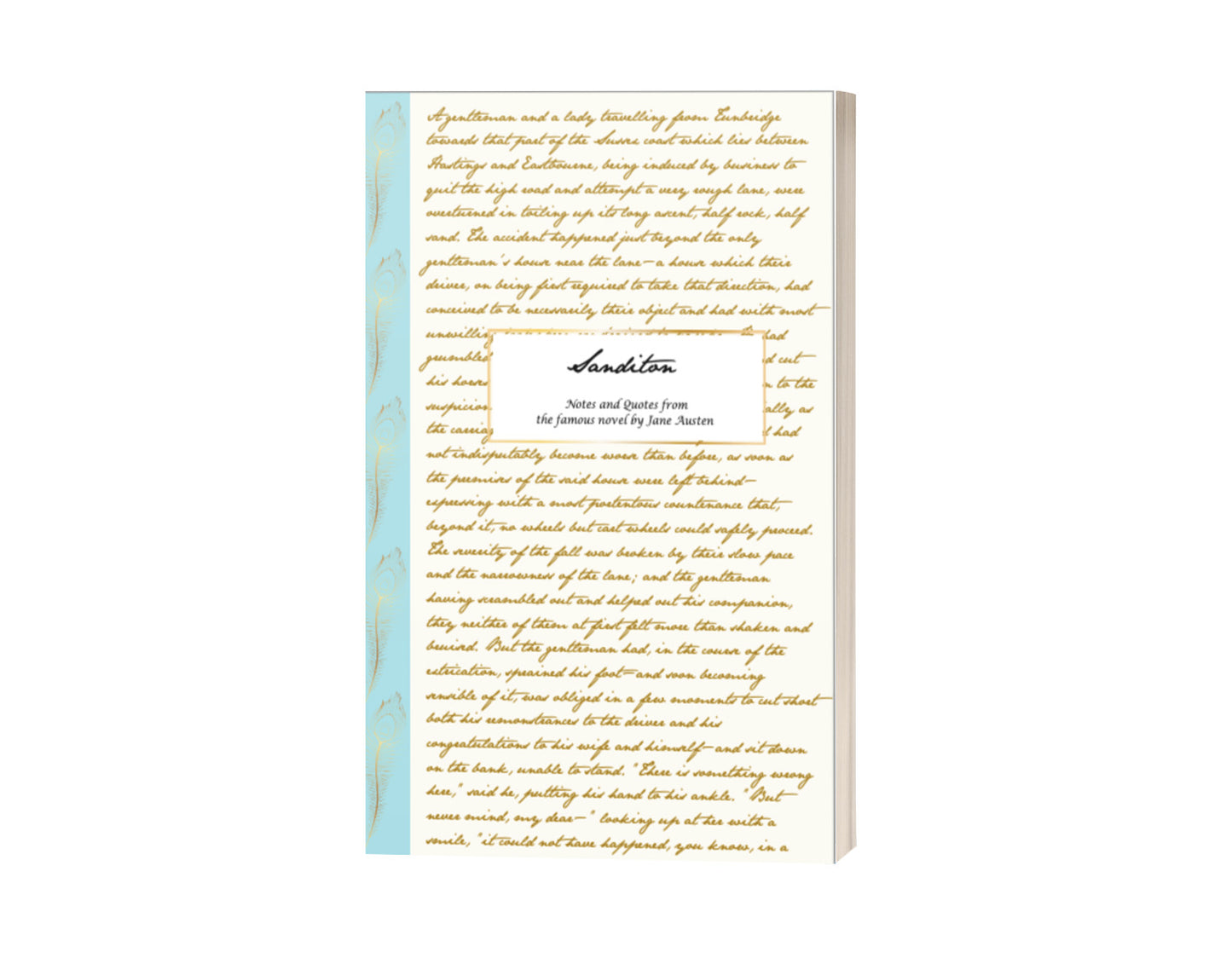 Jane Austen Letters Notebook Sanditon