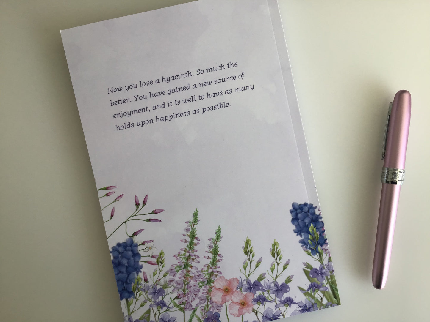 Jane Austen Journal - Spring Flowers - Northanger Abbey