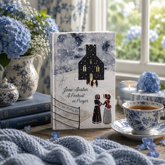Jane Austen: A Portrait In Prayer by Emma Darlington Hardback (Steventon Church Painting)