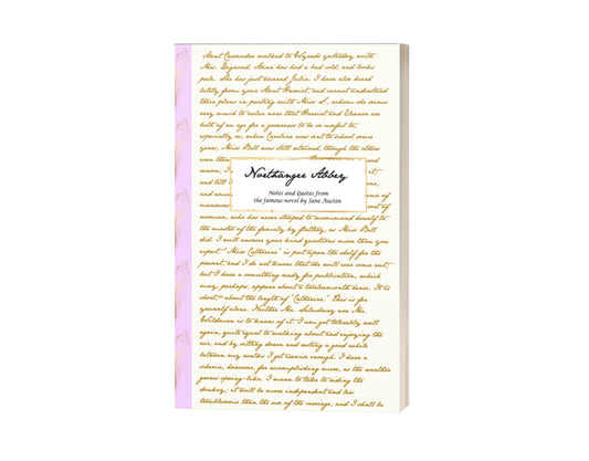 Jane Austen Letters Notebook Northanger Abbey